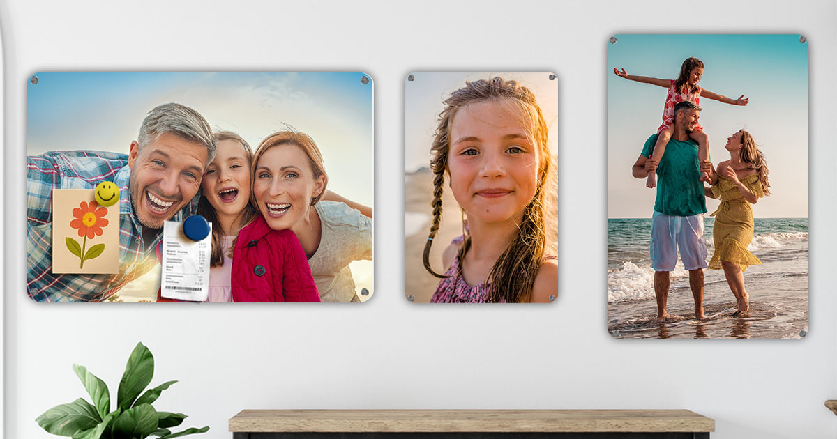 Magnettafel selbst gestalten mit Foto | Personalisierte Magnetpinnwand