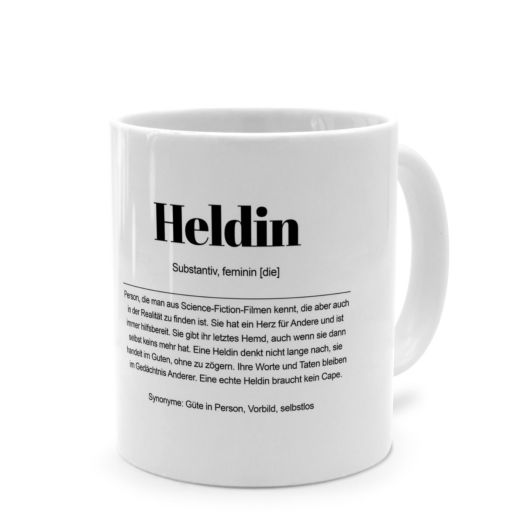 Tasse mit Definitionen wie im Wörterbuch | Originelle Geschenkidee