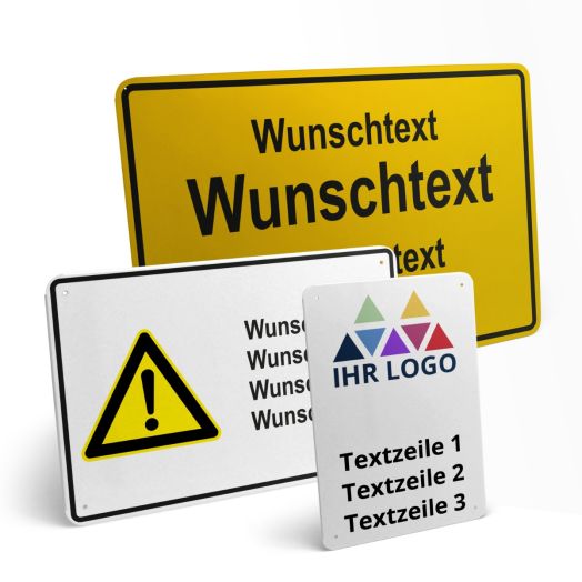 Blechschild Blechposter mit Foto bedrucken