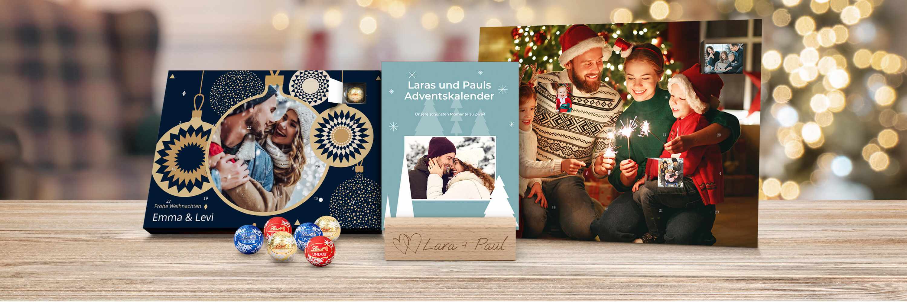 Personalisierte Foto-Adventskalender