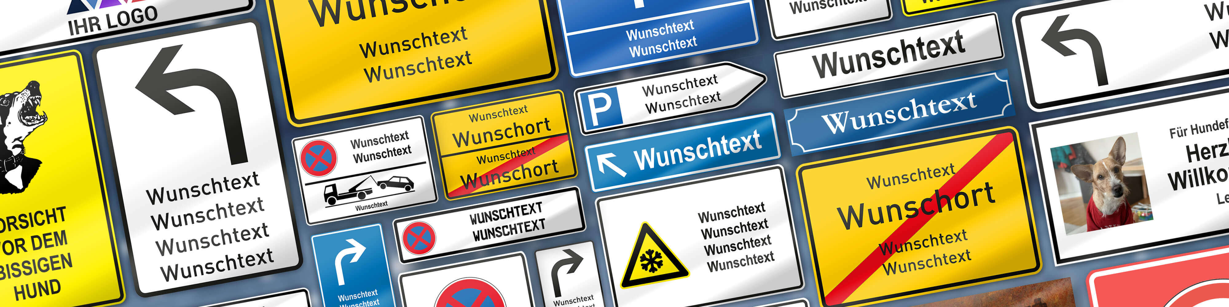 Straßenschild bestellen » Jetzt zum günstigsten Preis!